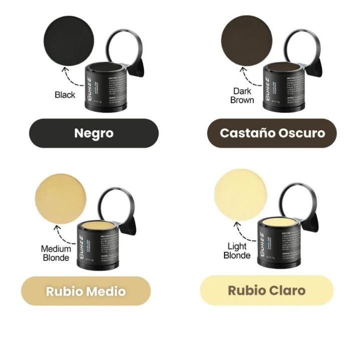 HairGo Bunee - Polvo Capilar Rellenador