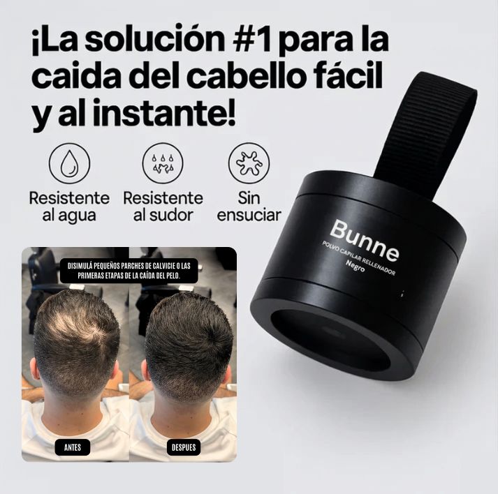 HairGo Bunee - Polvo Capilar Rellenador