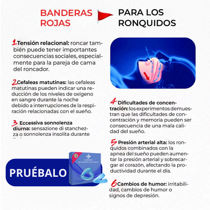 SleepMed™ - Dispositivo Anti-Ronquidos para un Descanso Perfecto